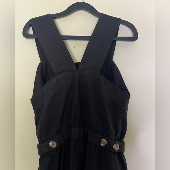 Everlane Fatigue Apron Jumpsuit Black 2 - Picture 9 of 12